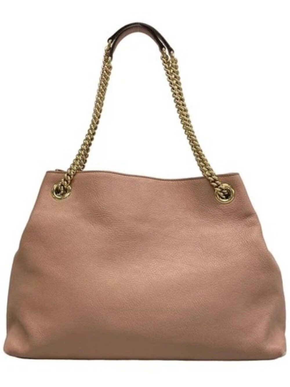 GUCCI Soho 308982 Pink Beige Leather Tote Bag - Picture 3 of 15